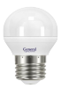 Лампа LED G45-7,0Вт-220В-E27-6500К-580Лм (General)