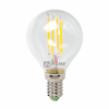 Лампа LED G45-5,0Вт-230В-E14-3000К-450Лм прозрачная IN HOME