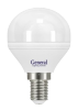 Лампа LED G45-8,0Вт-220В-E14-2700К-680Лм (General)