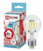 Лампа LED А60- 9Вт-220В-Е27-4000К-810Лм прозрач (IN HOME)