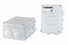 Распаячная коробка ОП 150х110х70мм, крышка, IP55, 10 гермовводов, инд. штрихкод, TDM