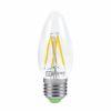 Лампа LED Свеча-5,0Вт-220В-E14-4000К-450Лм прозрач IN HOME